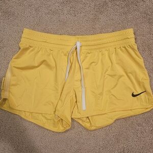 Nike Women's Yellow Running Shorts